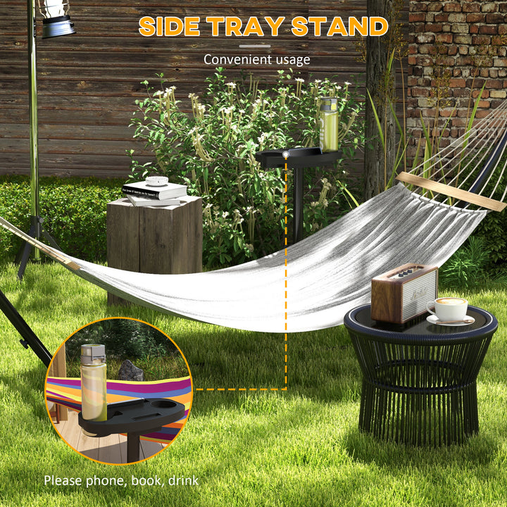 9.4ft Hammock Stand with Side Tray Stand