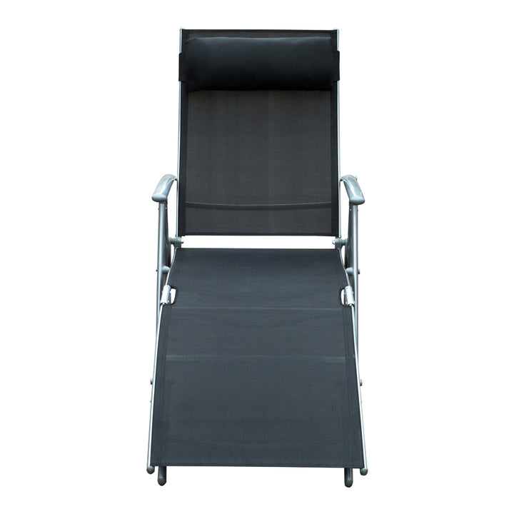 Texteline Lounger: Foldable Recliner Chair with 5 Levels