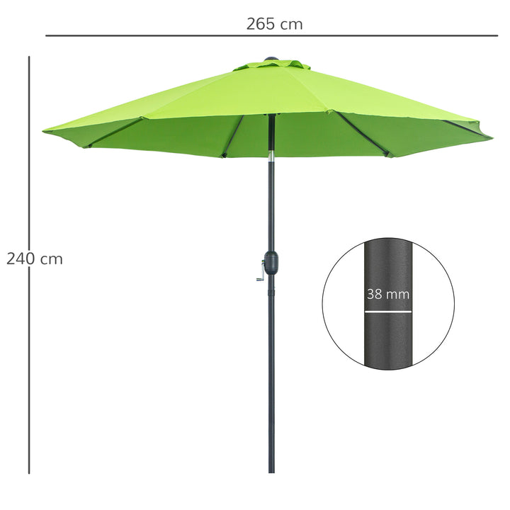 2.7M Patio Parasol Sun Umbrella