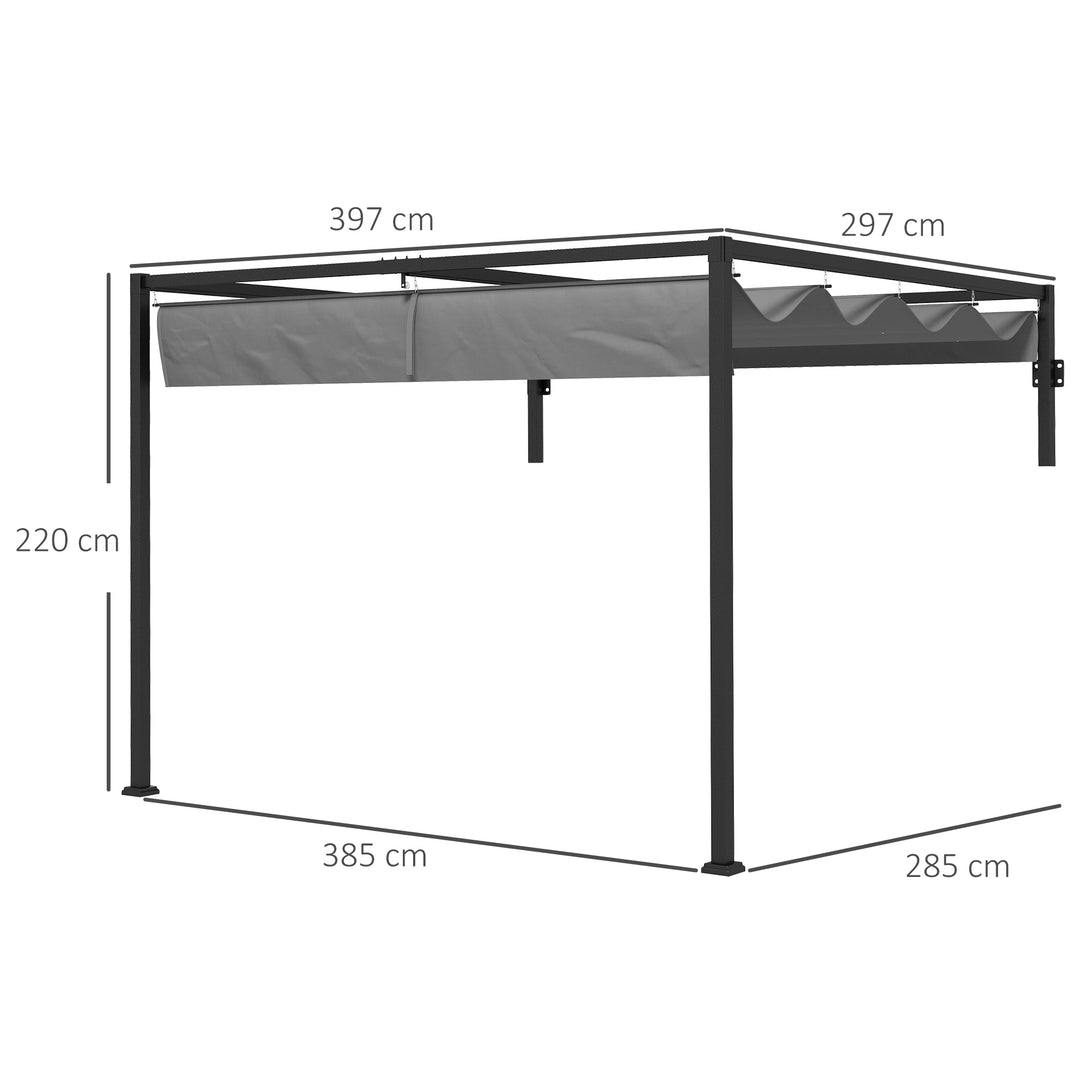 3 x 4m Lean To Pergola