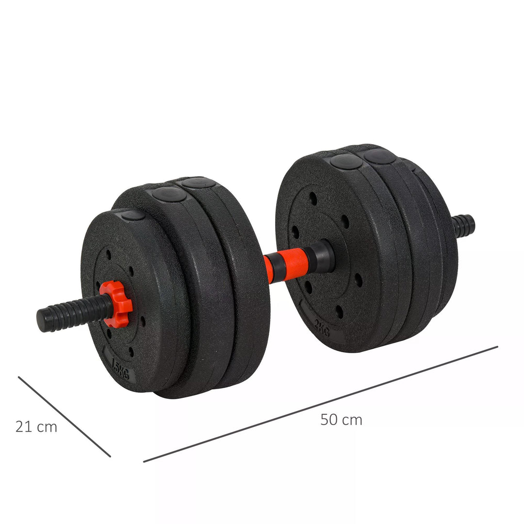 25kg 2 IN 1 Adjustable Dumbbells Weight Set