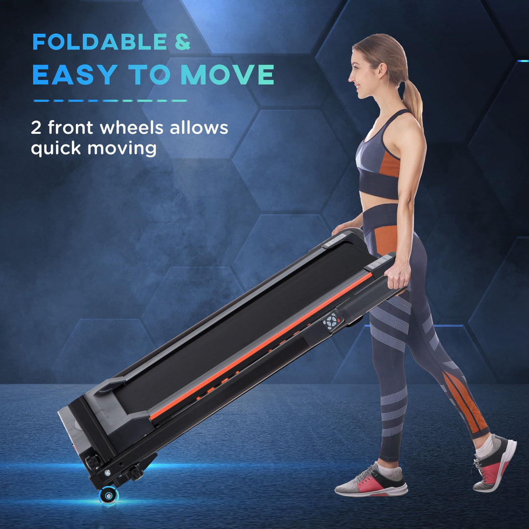 Electric Motorized Treadmill Walking Machine Foldable - 0.5hp 1 to 6 km/h Indoor Fitness Exercise Gym w / Remote Control