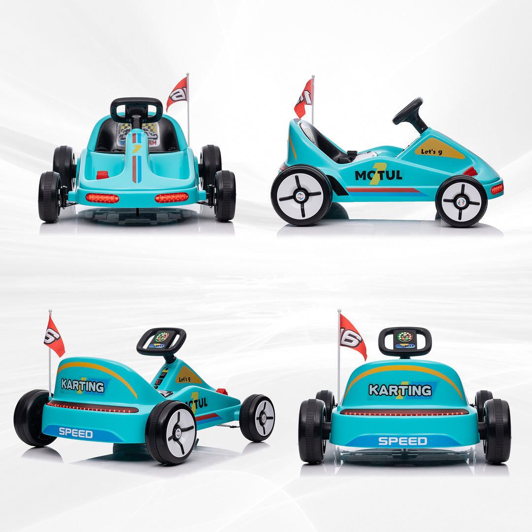 6V Electric Go Kart for Kids with Music