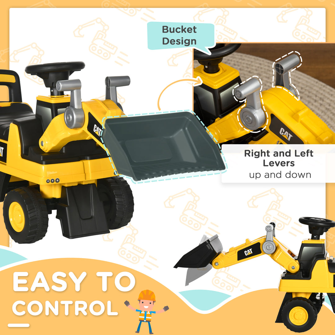 CAT Licensed Construction Digger Ride-On for Kids