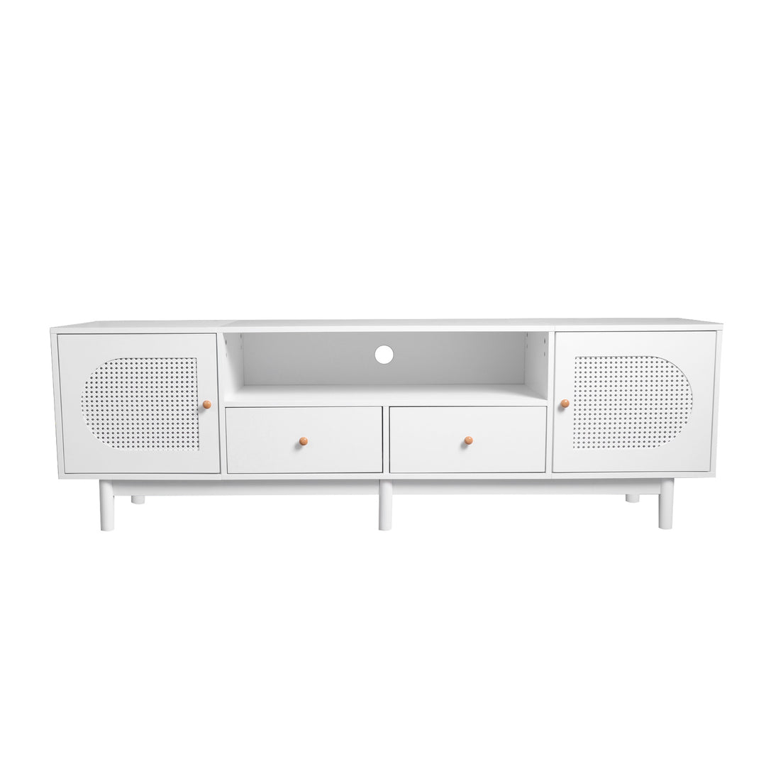 Elegant Modern TV Stand with Cable Management