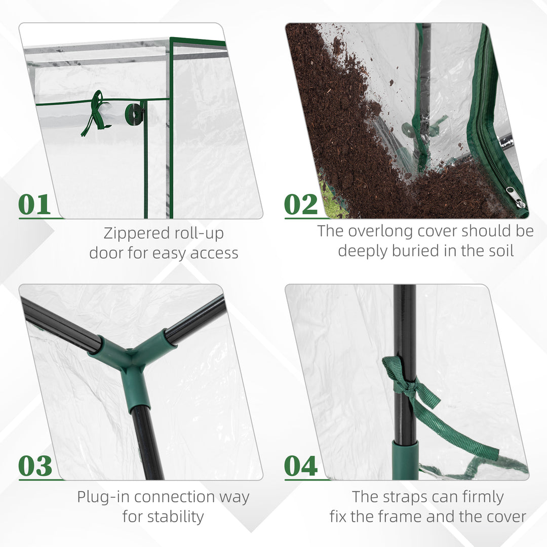 Greenhouse with Steel Frame