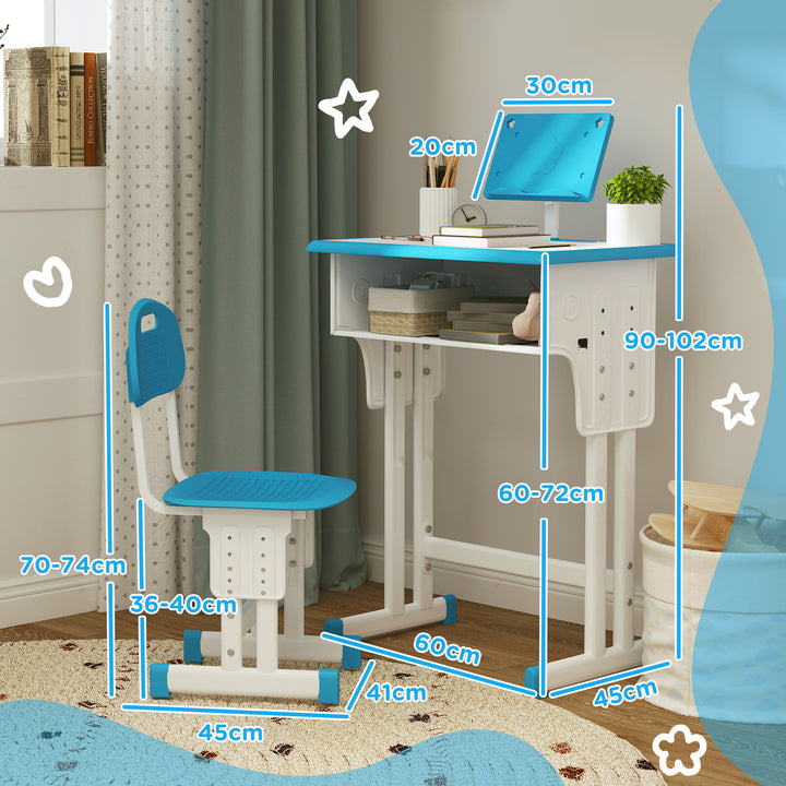 Kids Adjustable Desk and Chair Set