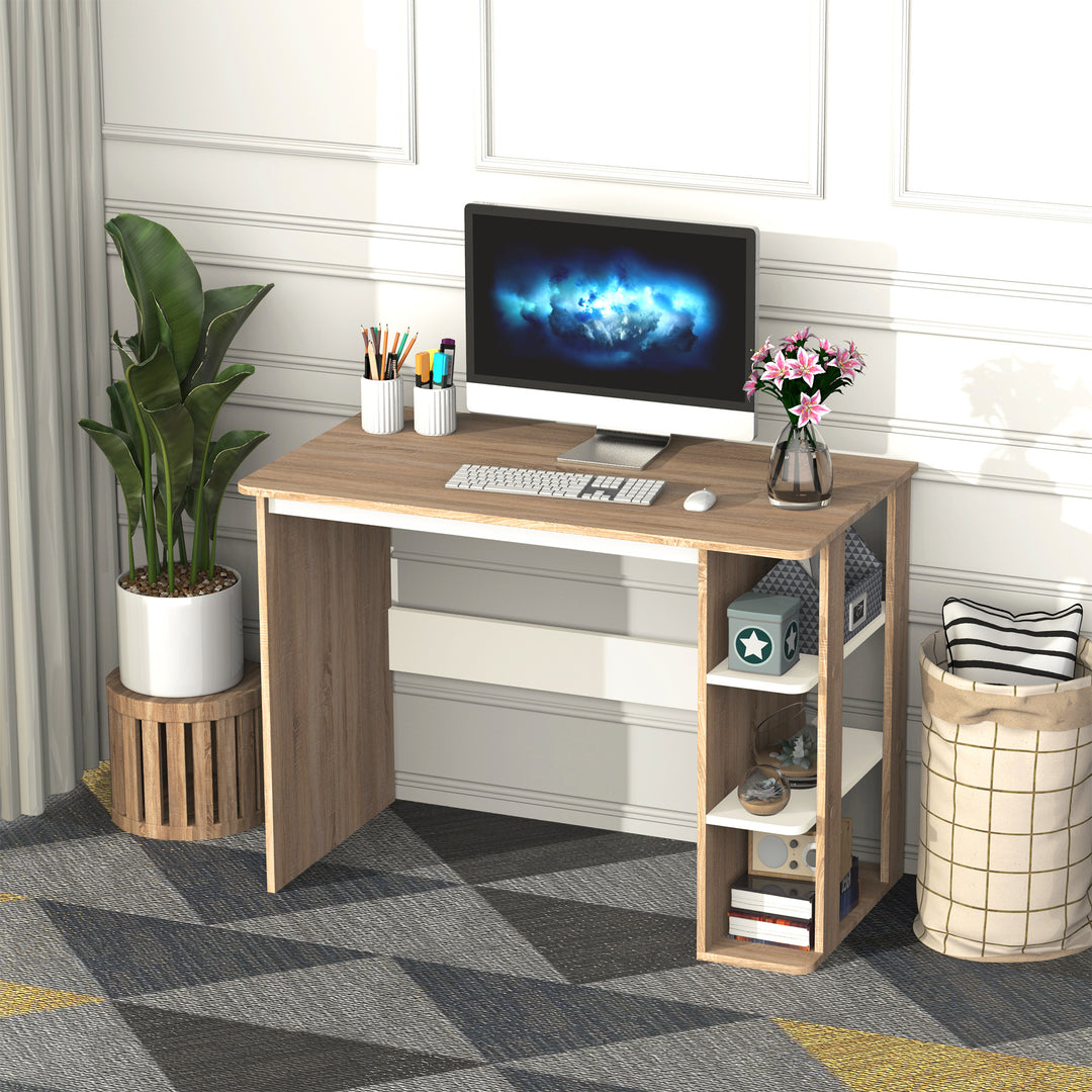 HOMCOM Office Desk with Shelves