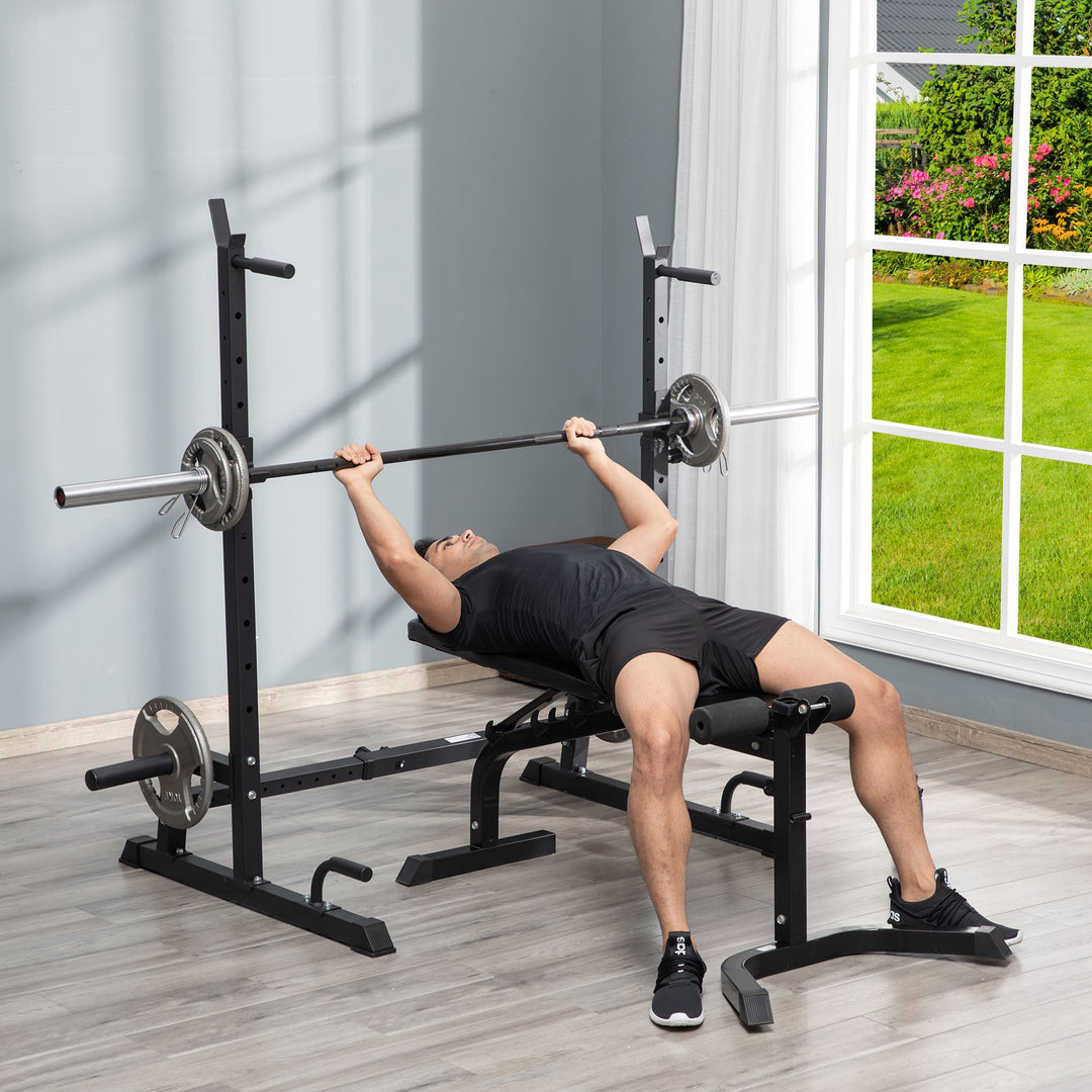 Multi-Function Barbell Squat Rack Stand