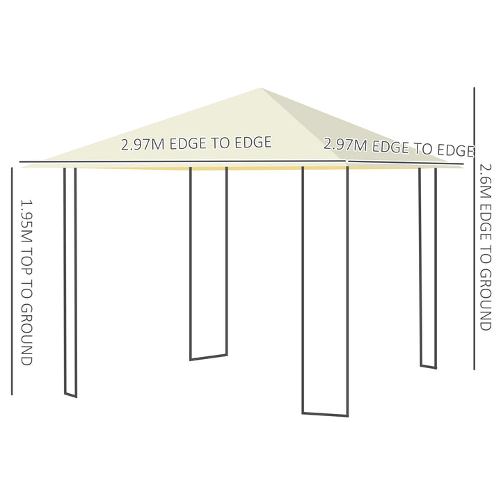 3x3m Garden Gazebo