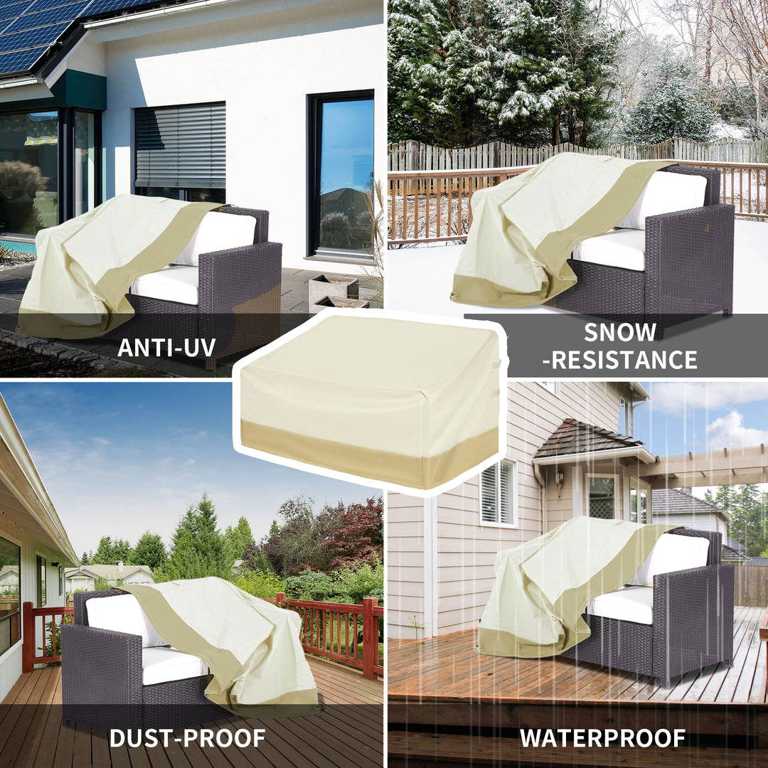 Outdoor Furniture Cover for 3 Seat Rattan Chair