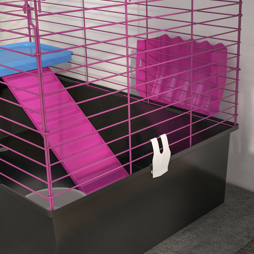 Chinchillas Small Rabbit Guinea Pig Small Animal Cage Pet Playhouse with Platform Ramp