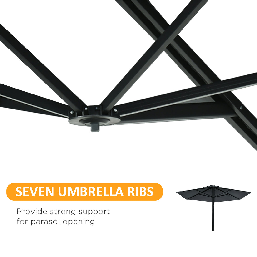 Waterproof Wall Mounted Parasol