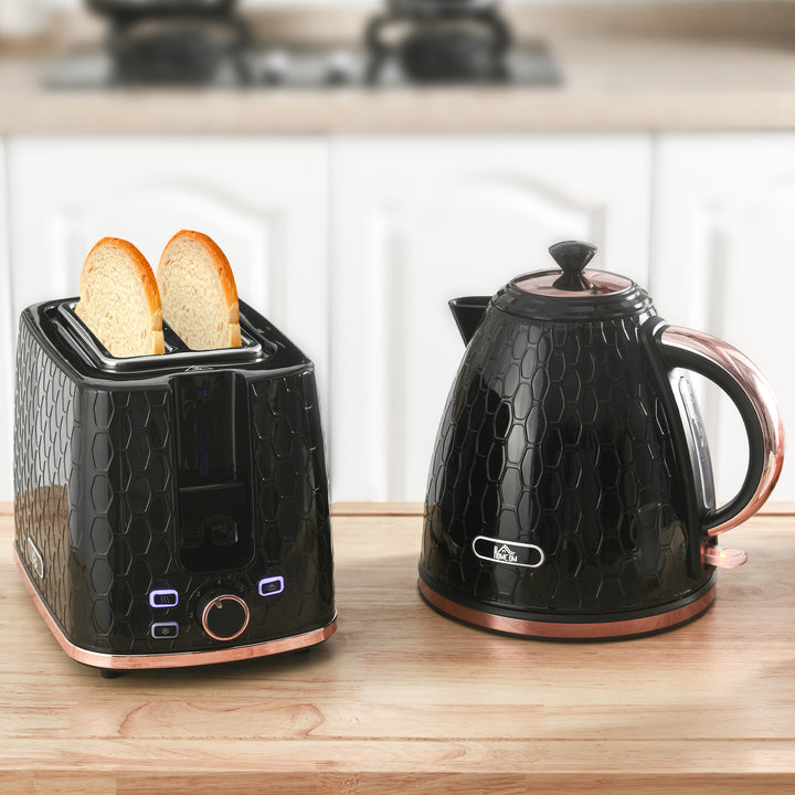 1.7L 3000W Fast Boil Kettle & 2 Slice Toaster Set