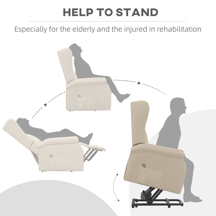 Recliner Armchair for the Elderly with Remote Control