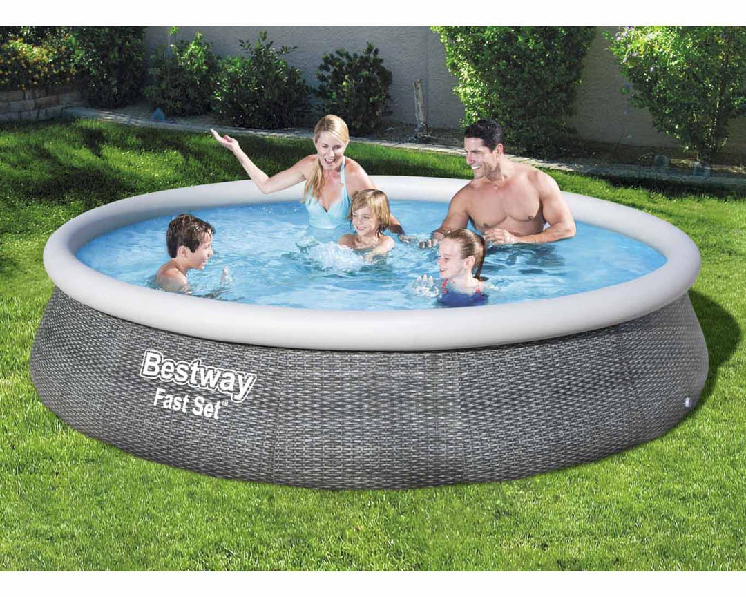 13''x 33'' Rattan Fast Set Pool Set - Rattan Direct