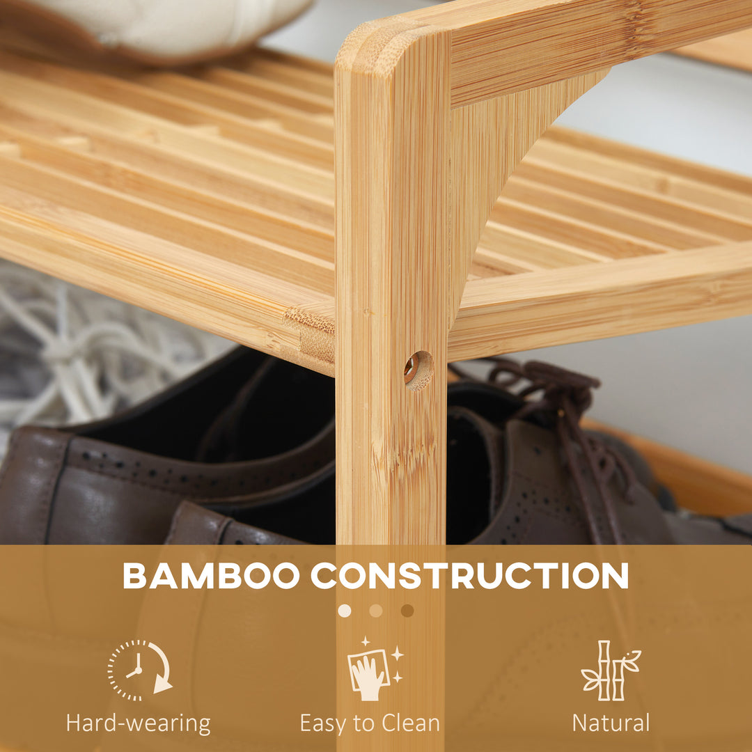 Bamboo Shoe Rack