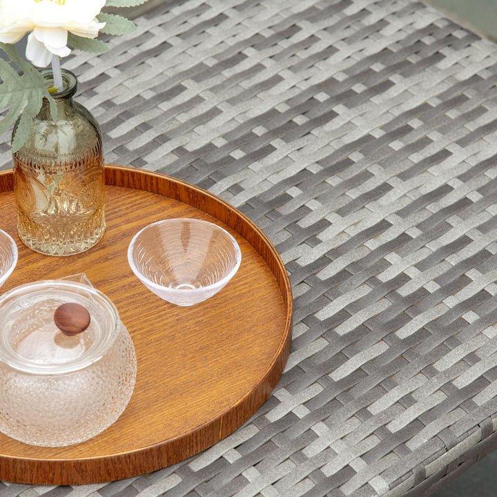 Rattan Alfresco Table: Weather-Defying Wicker Companion for Patio