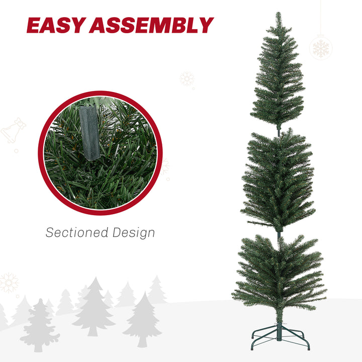 5ft Artificial Bare Pencil Christmas Tree - Green