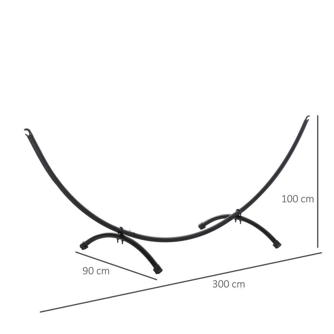 3m Universal Hammock Stand: Metal Frame for Garden Camping Picnic