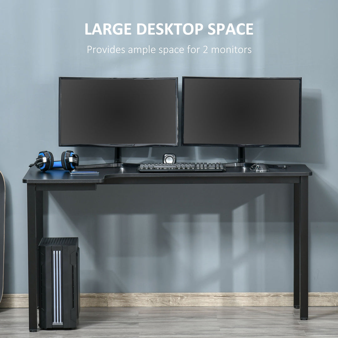 HOMCOM L-Shaped Gaming Desk