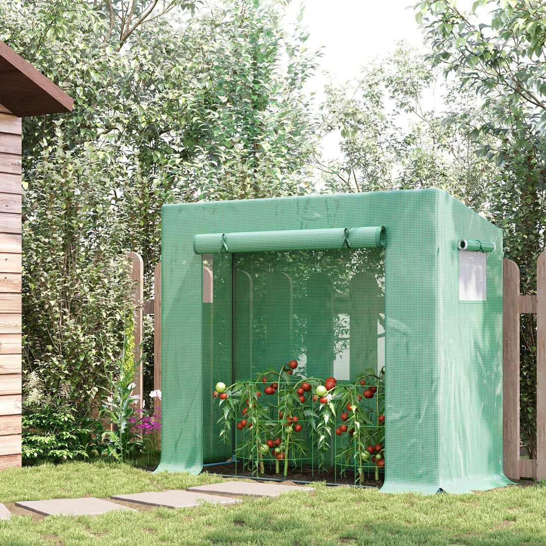 Garden Greenhouse with PE Plant Cover