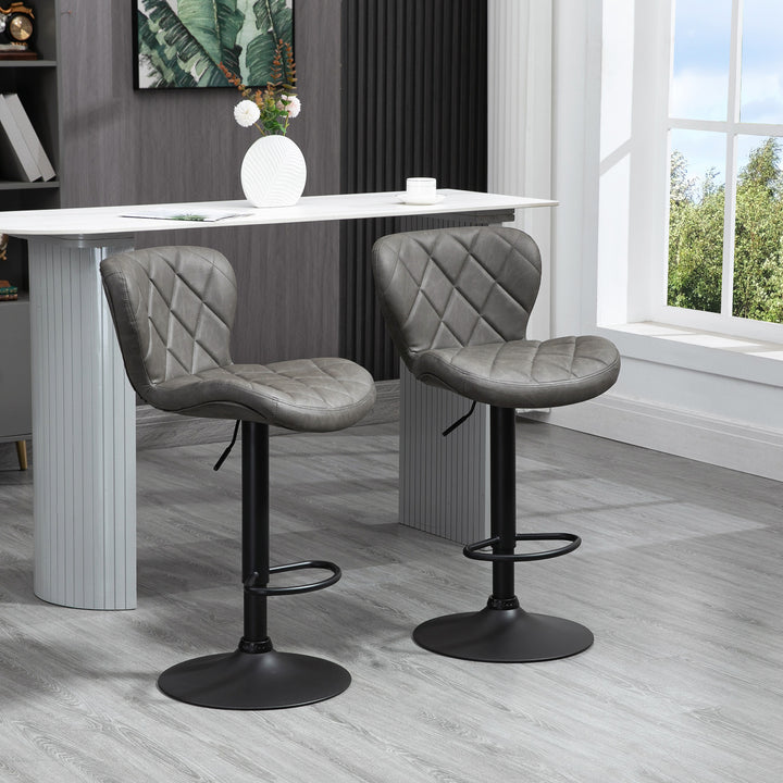 Adjustable Height Bar Stools Set of 2