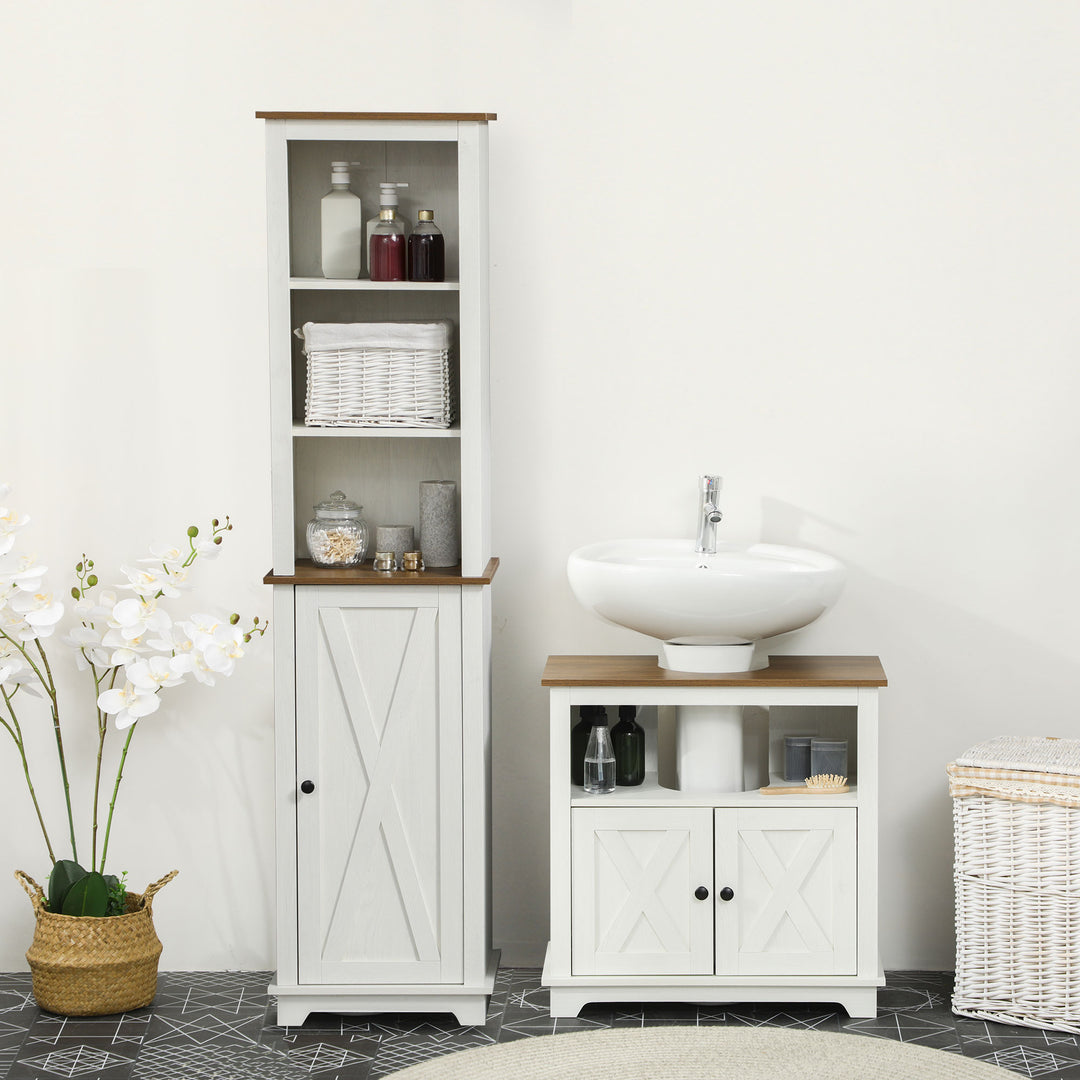 kleankin 2 Piece Bathroom Furniture Set