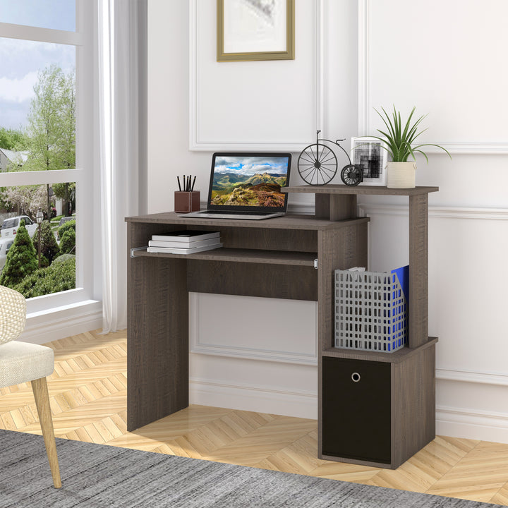 Computer Table with Sliding Keyboard Tray