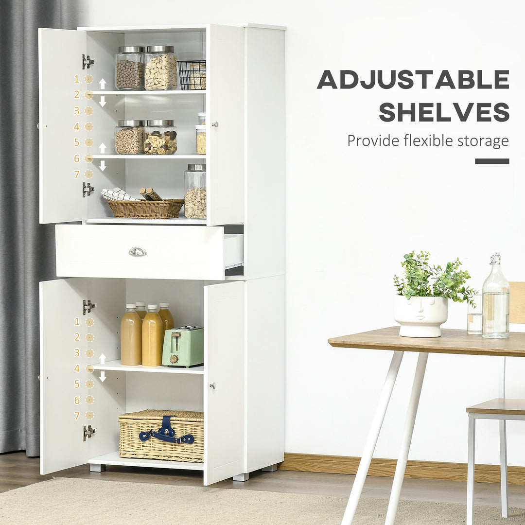 Kitchen Larder w/ Drawer and 3 Adjustable Shelves