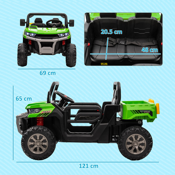 12V Two-Seater Kids Electric Ride-On Car