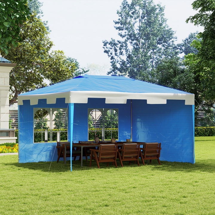 Party Gazebo Marquee with 2 Sidewalls