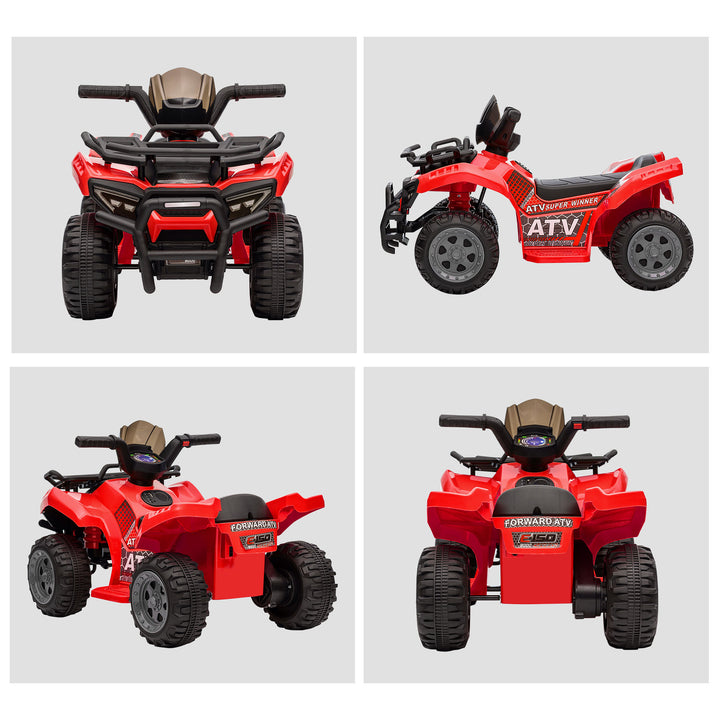 Kids' Battery-Powered Ride-On ATV with Real Working Headlights