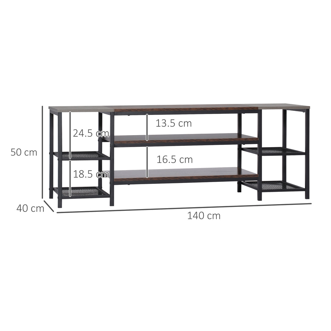 Industrial TV Stand for 65" Screens