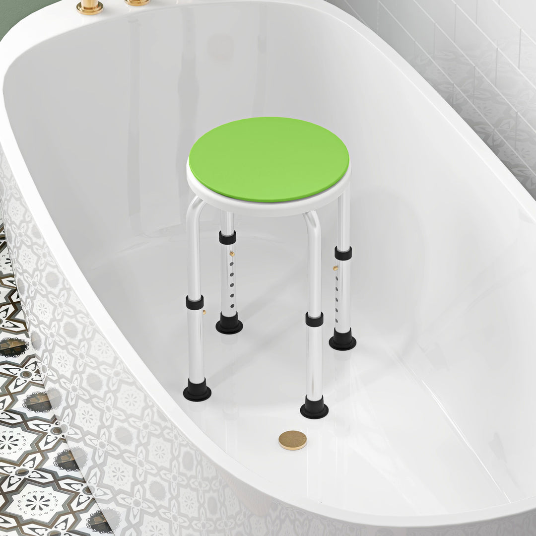 360° Swivel Bath Stool with Non-Slip Feet