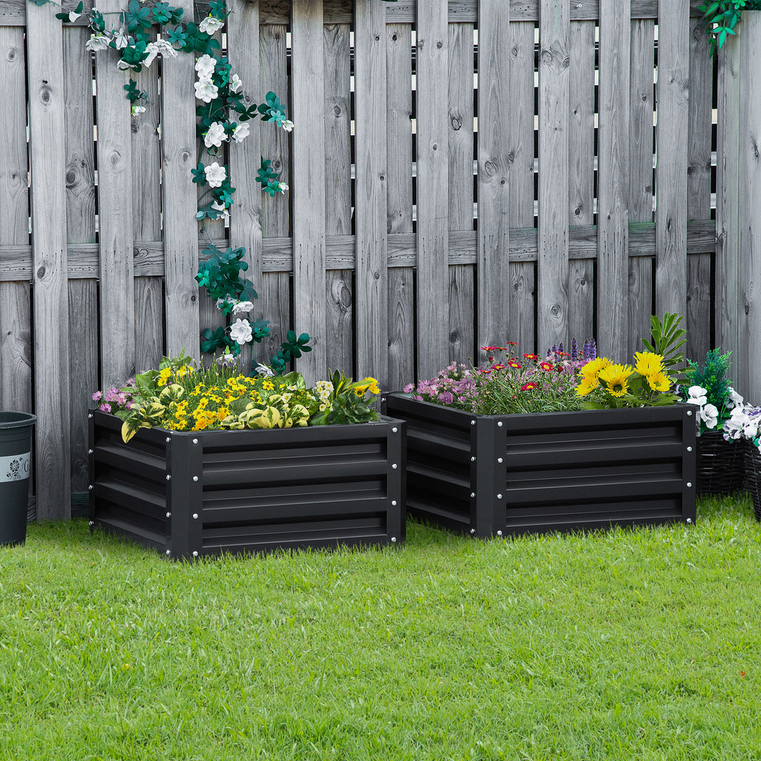 Set of 2 Raised Garden Bed