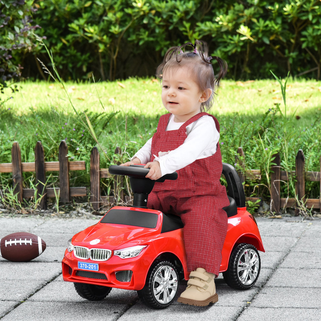 Toddler Ride-On Racer: Foot-to-Floor Slider with Sounds