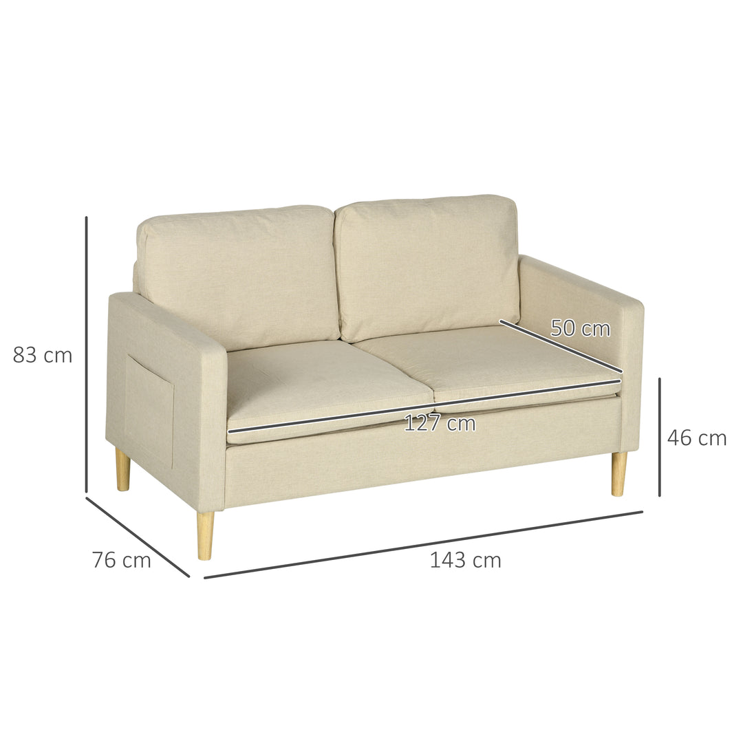 143cm 2 Seater Sofa for Living Room