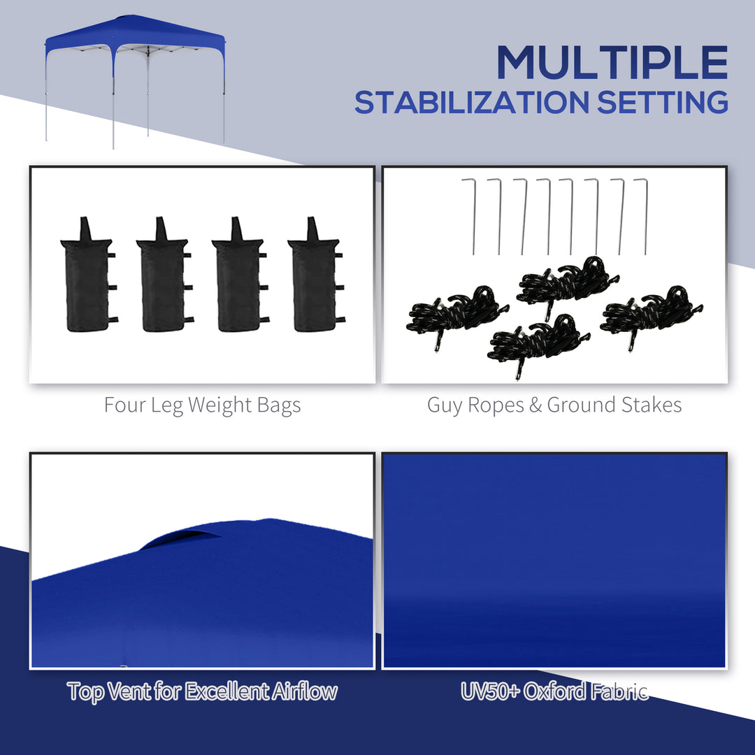 Pop Up Gazebo with Adjustable Height