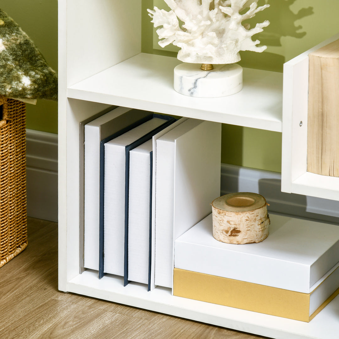 Modern Book Shelf with 11 Open Shelves