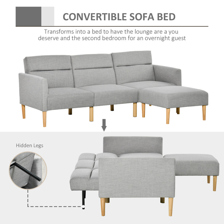 L Shape Sofa Bed Set