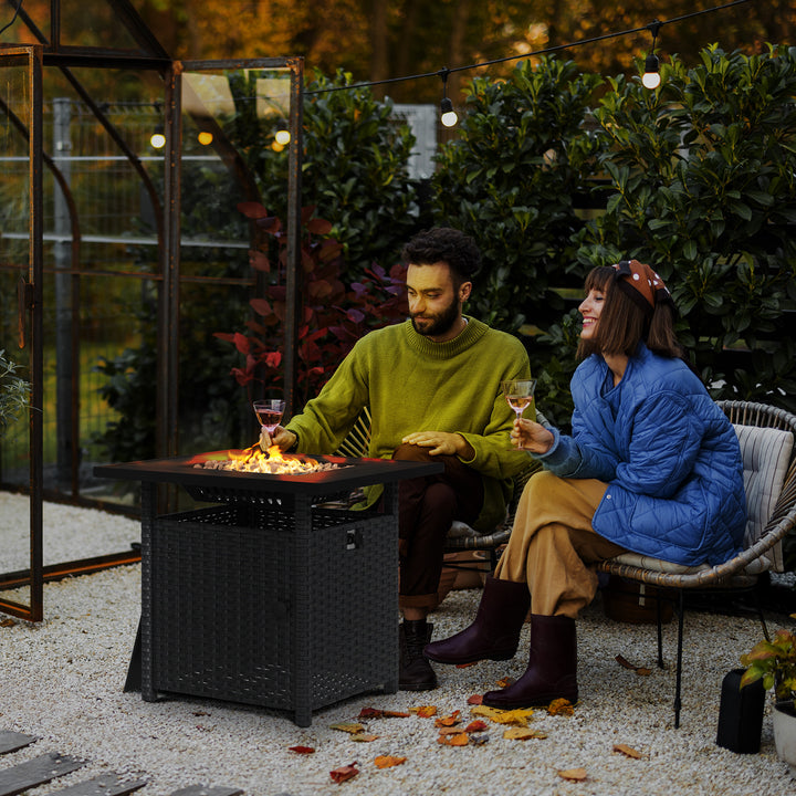 Rattan Garden Fire Pit