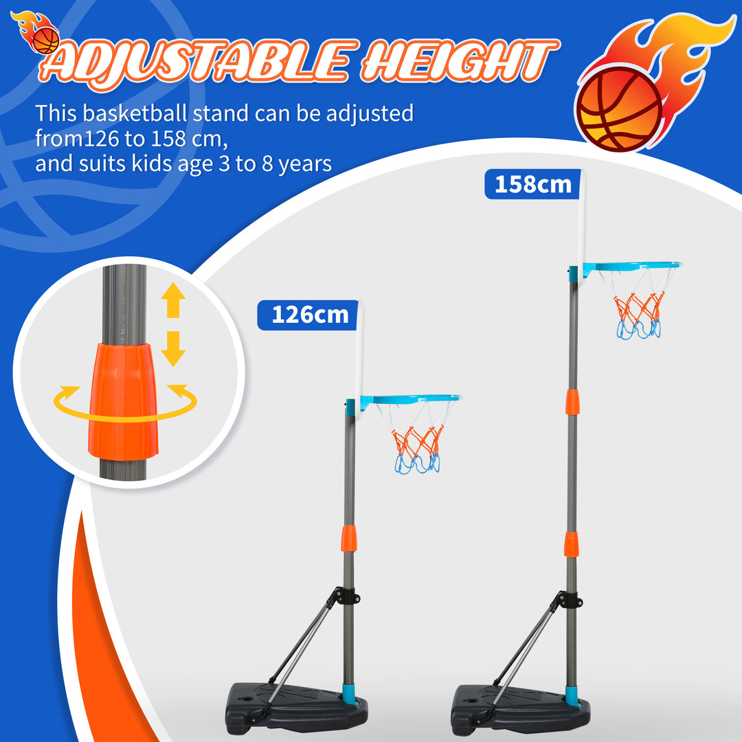 Kids Basketball Hoop: Height-Adjustable Aluminium Stand