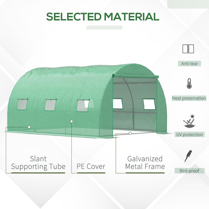 Walk-In Polytunnel Greenhouse