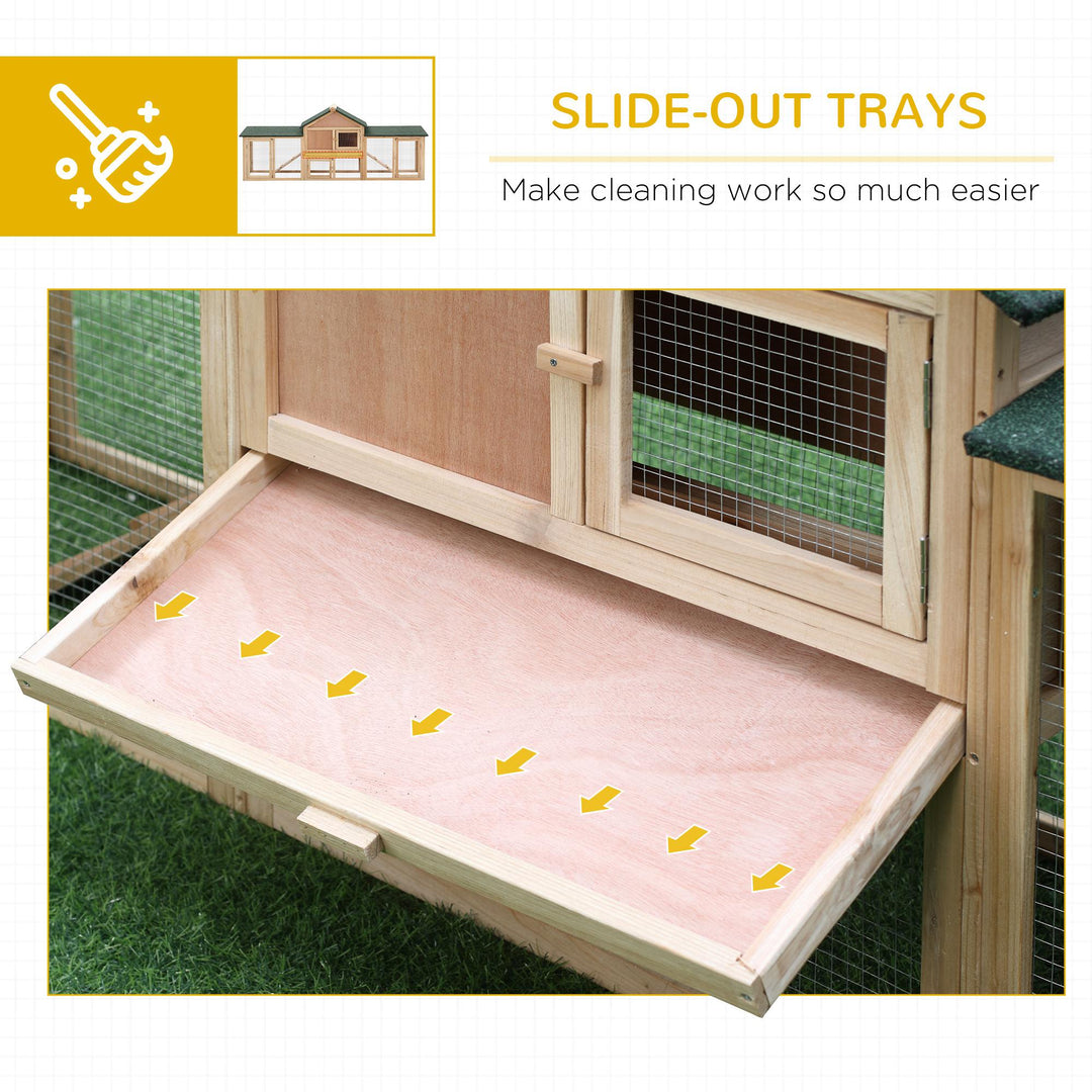 Deluxe Two-Storey Wooden Bunny Rabbit Hutch