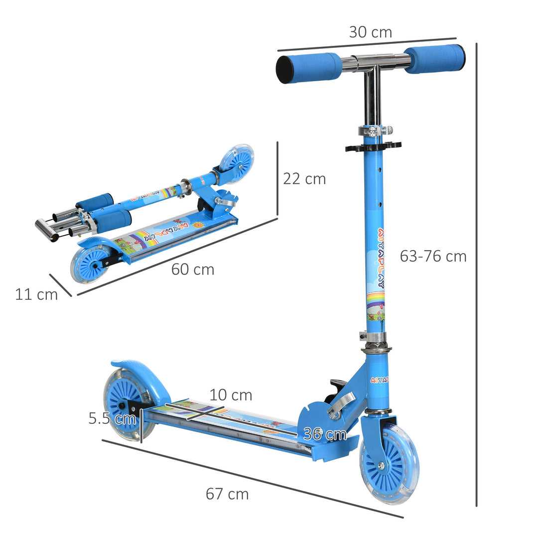 Kids Scooter with Lighting and Music Features