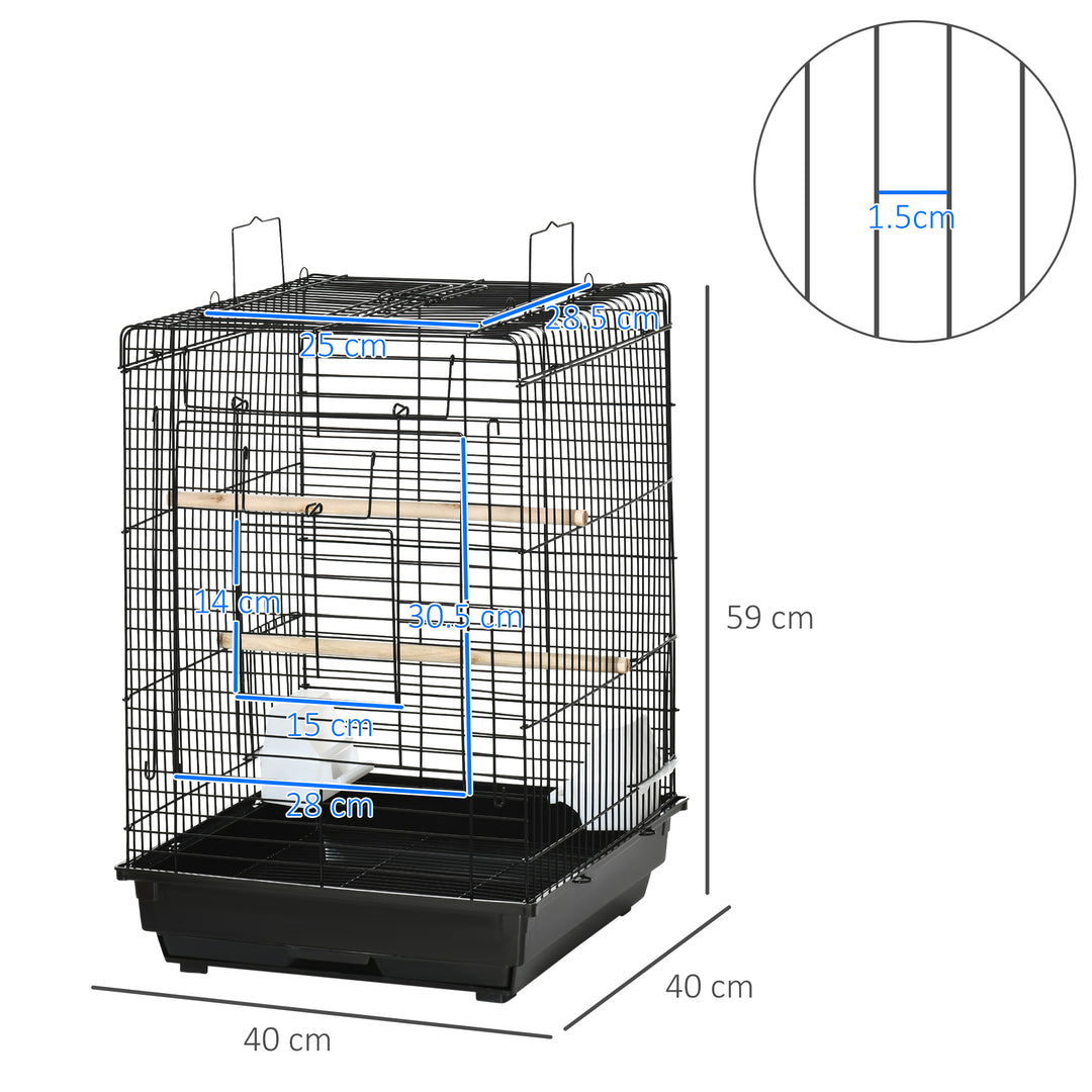 Durable Bird Cage with Opening Top