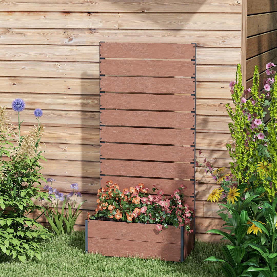 Garden Planter with Trellis for Climbing Plants