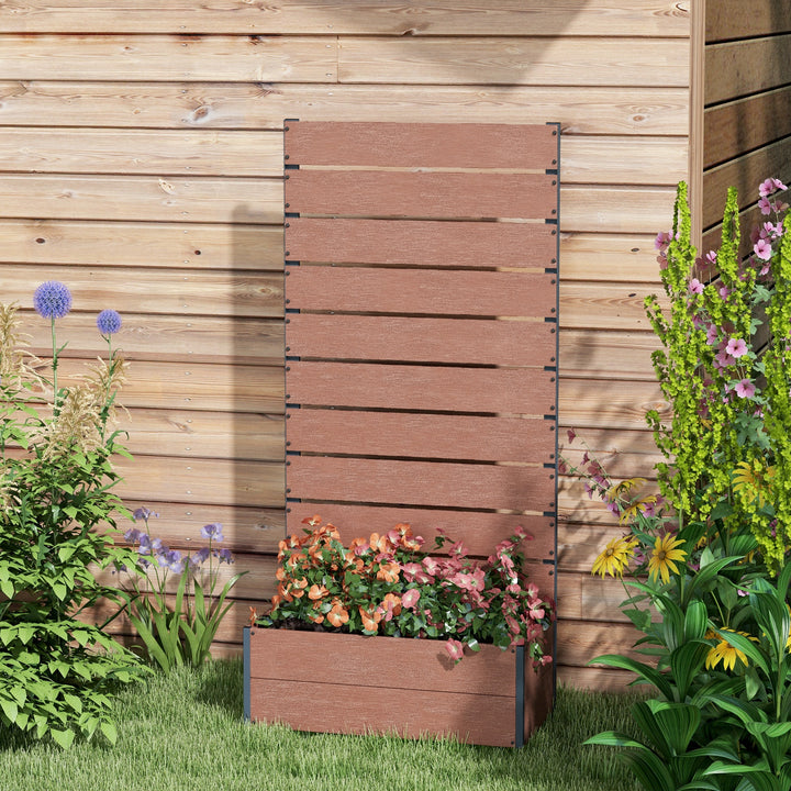 Garden Planter with Trellis for Climbing Plants