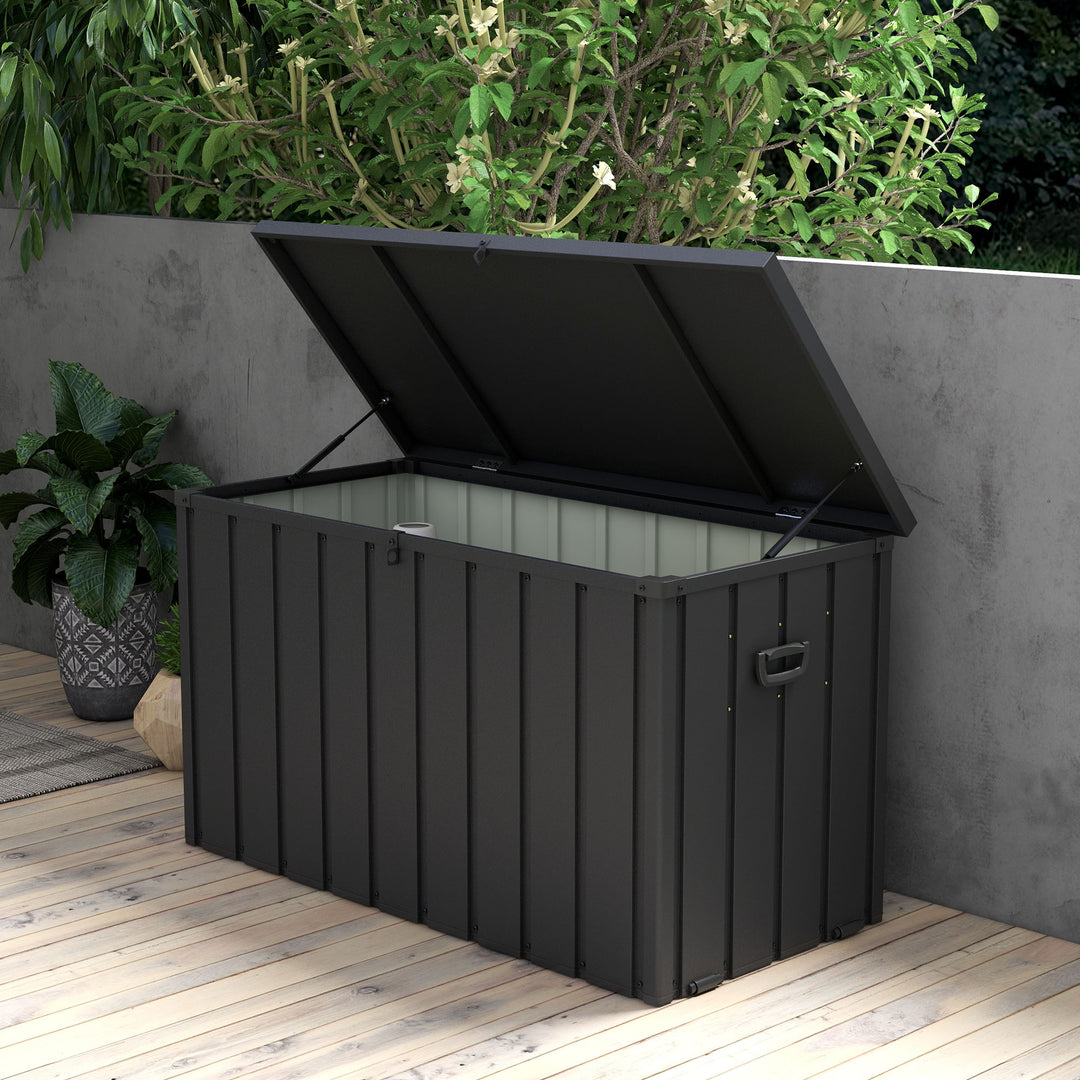 450L Galvanised Steel Garden Storage Box